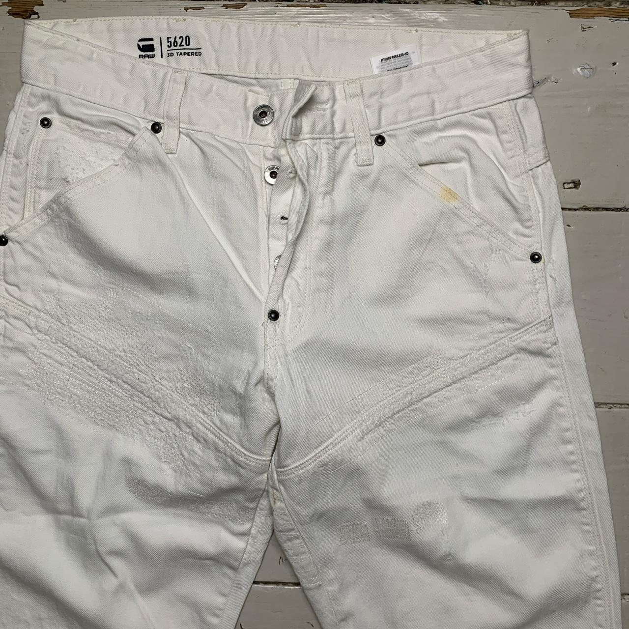 G Star White Jeans