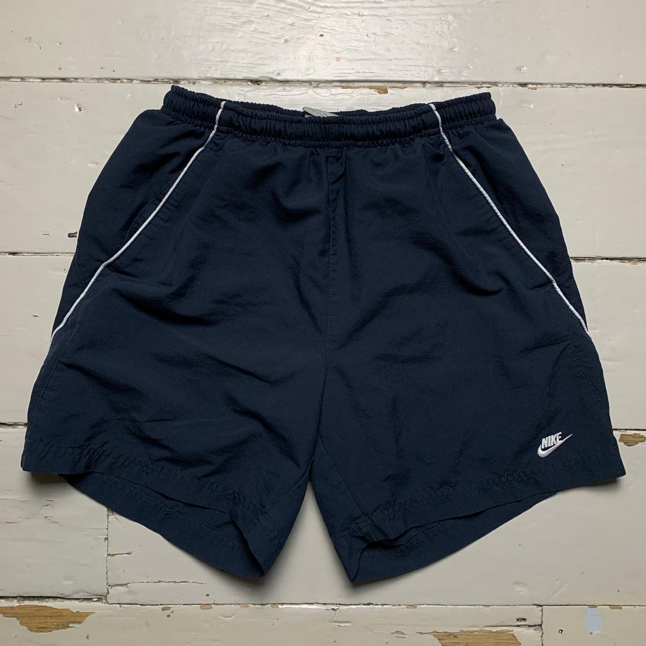 Nike Vintage Swoosh Navy and White Shorts