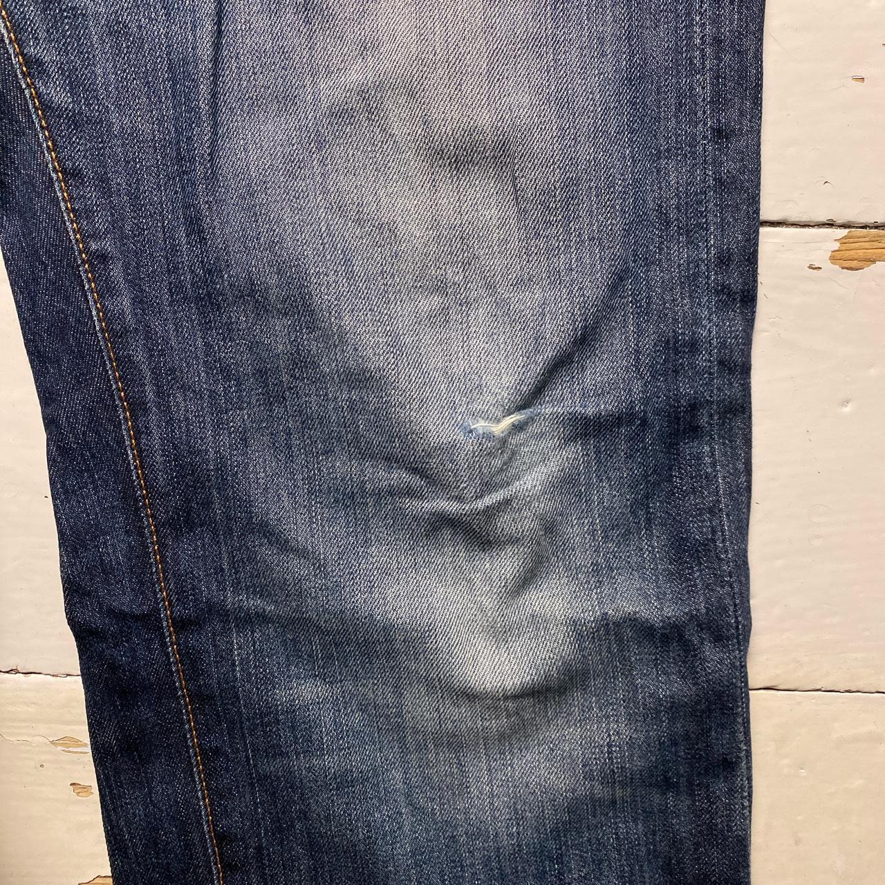 Levis 505 Dark Navy Stonewash Jeans