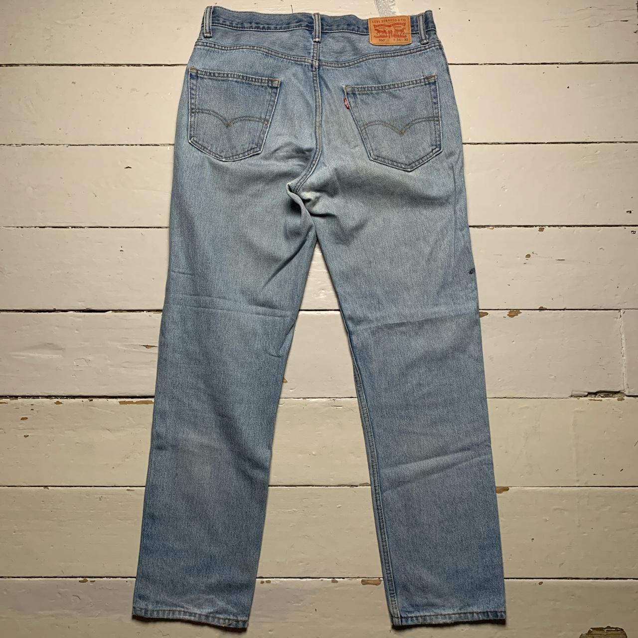 Levis 550 Light Blue Vintage Baggy Jeans