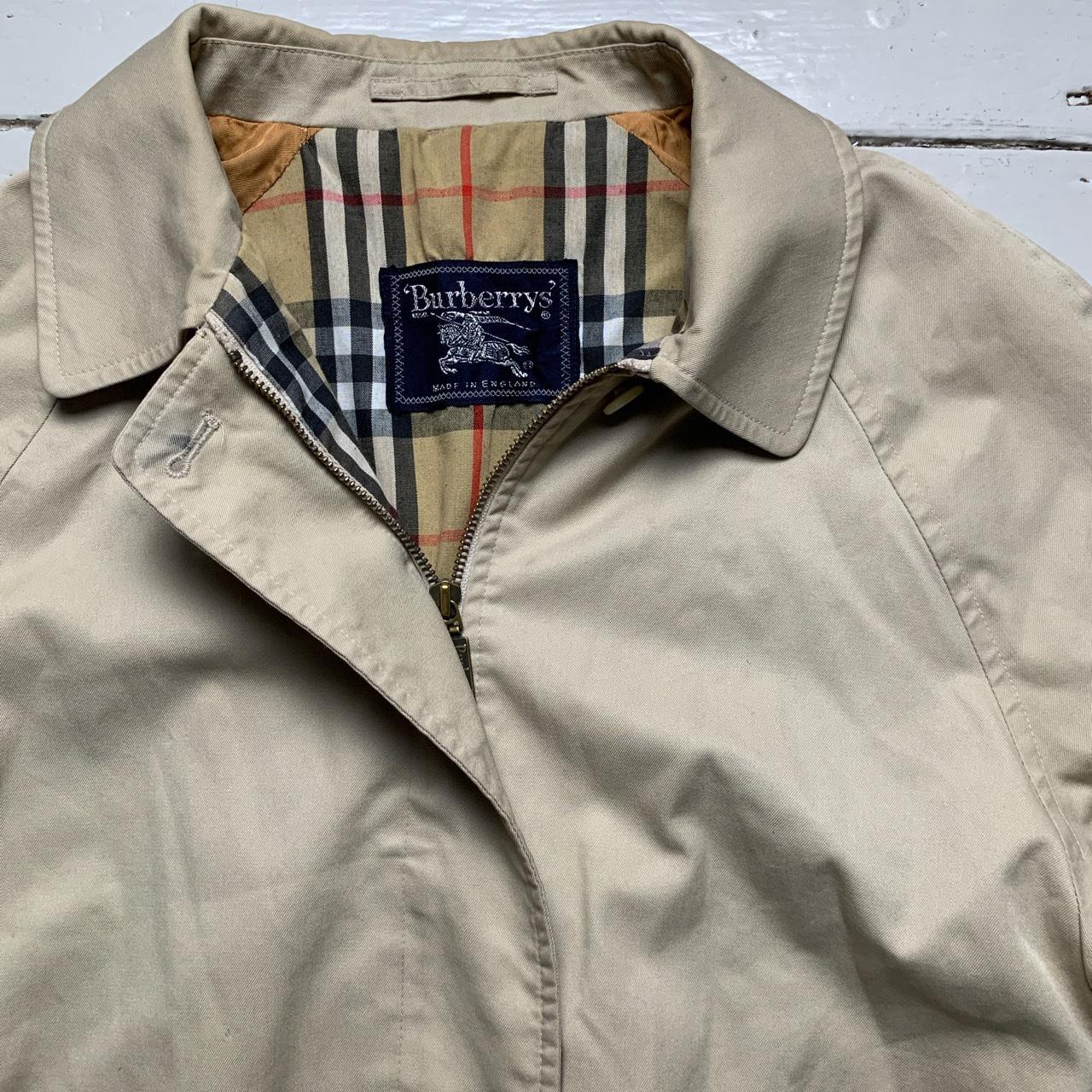 Burberry Burberrys Vintage Cream Bomber Jacket