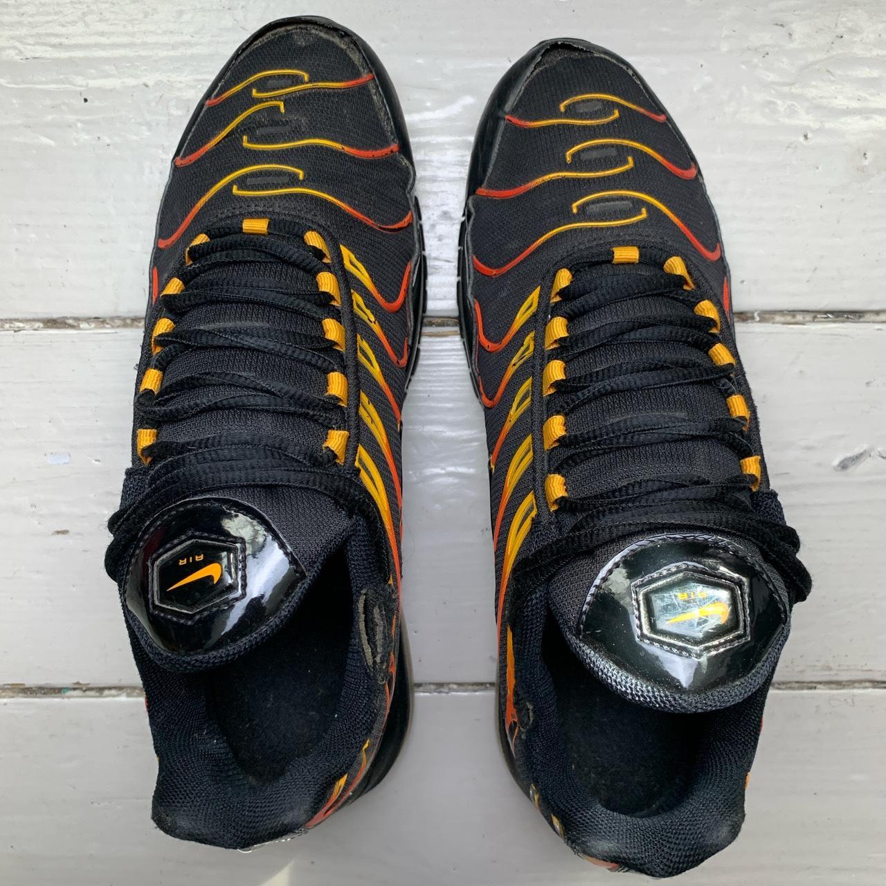 Nike TN Air Max Plus 97 Hybrid Black Sunset Yellow and Orange