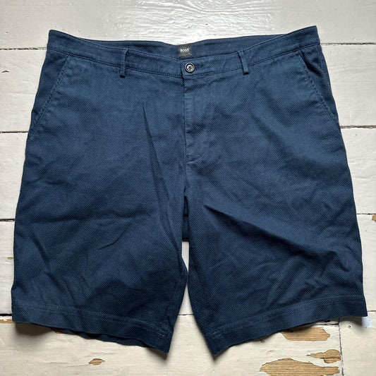 Hugo Boss Navy Stretch Shorts