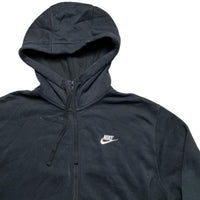 Nike Swoosh Black and White Hoodie (M)