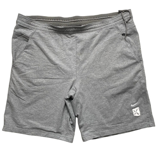 Nike Swoosh Grey and White Vintage Shorts (XL)
