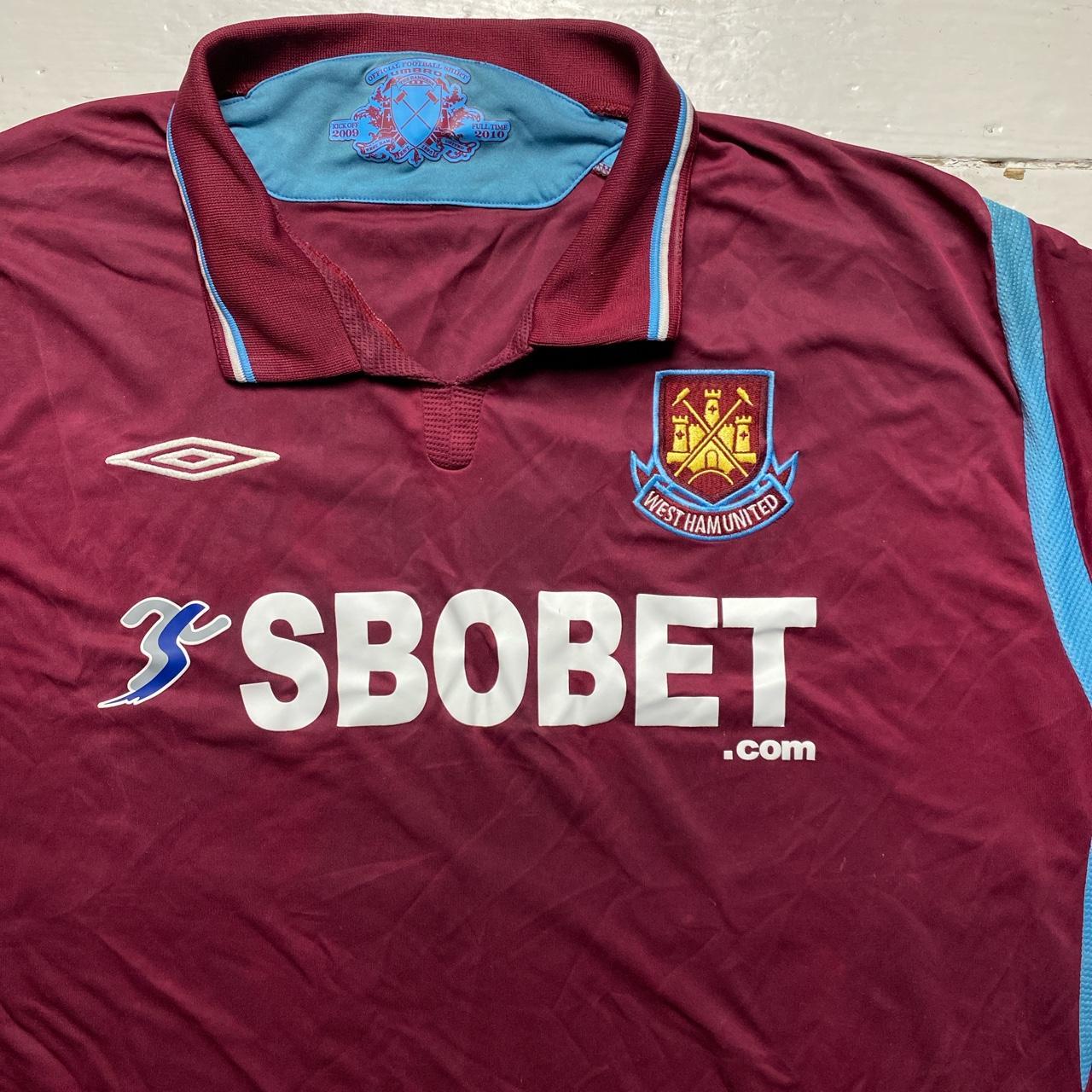 West Ham United Umbro Vintage 2009 Football Jersey