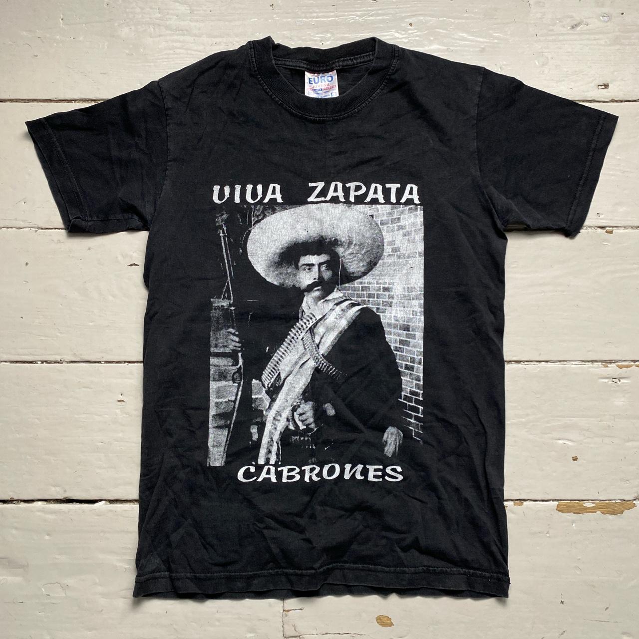 Viva Zapata Cabrones Black T Shirt