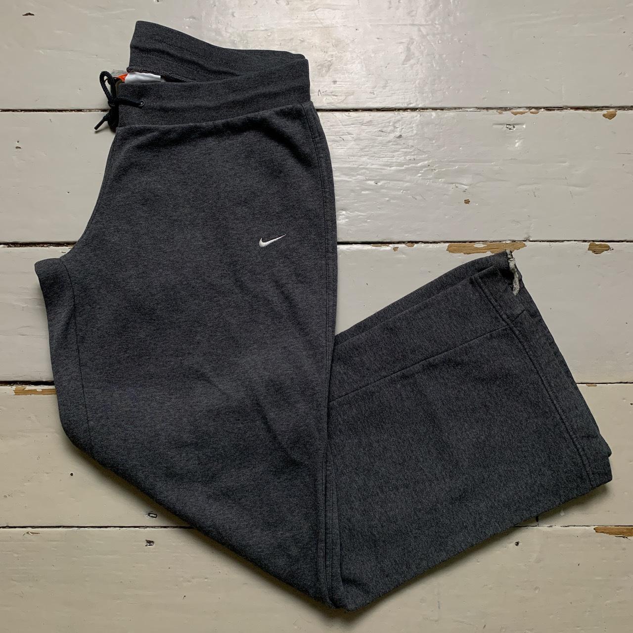 Nike Vintage Swoosh Athletic Department Baggy Joggers Grey and White