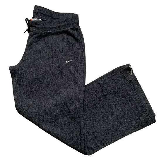 Nike Vintage Swoosh Athletic Department Baggy Joggers Grey and White (L)