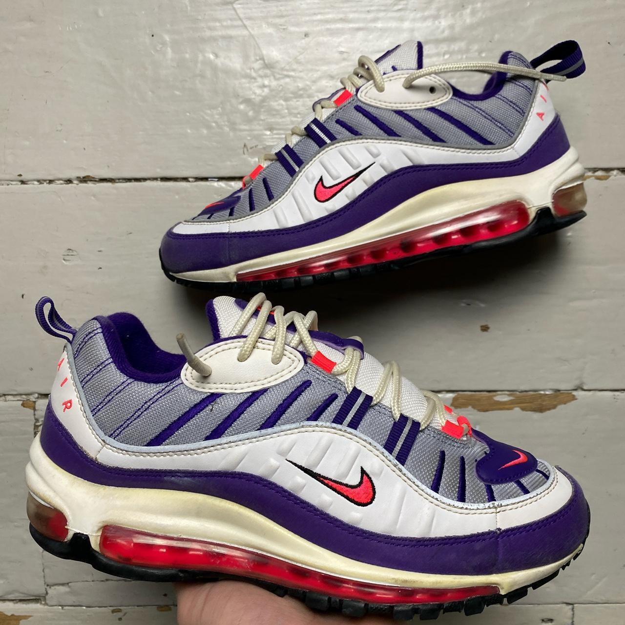 Nike Air Max 98 White Purple Pink Raptors