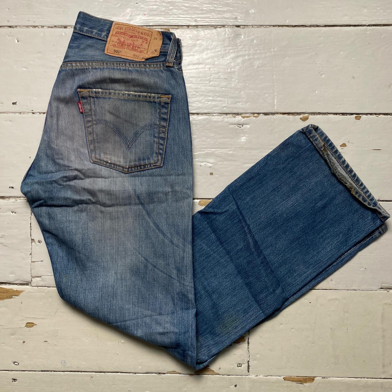 Levis 501 Vintage distressed Jeans