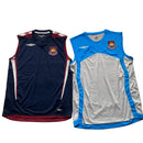 West Ham Umbro Vintage Football Jersey Vests (L)