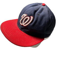 Washing Nationals New Era Fitted Cap Navy and Red