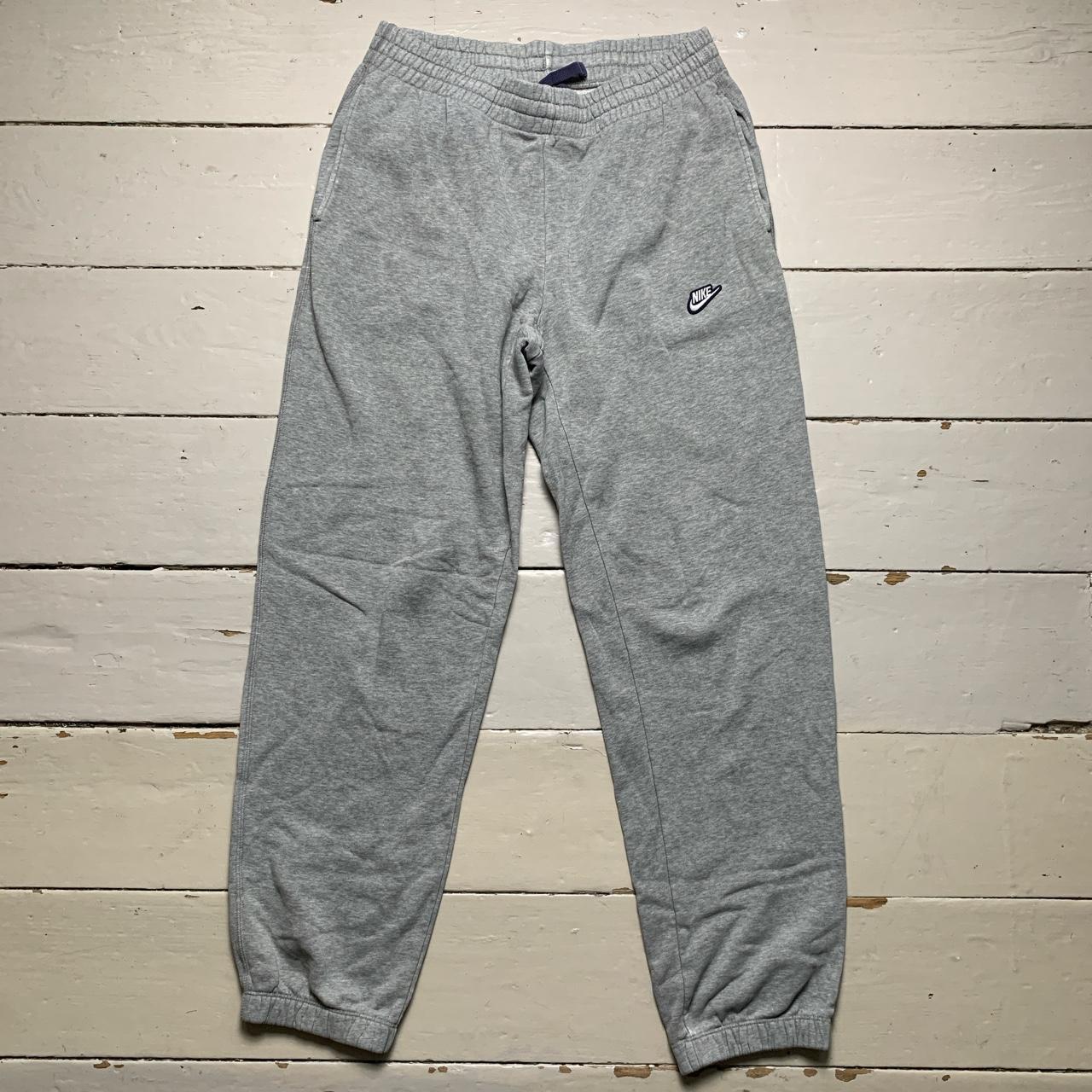 Nike Swoosh Vintage Baggy Grey and White Joggers