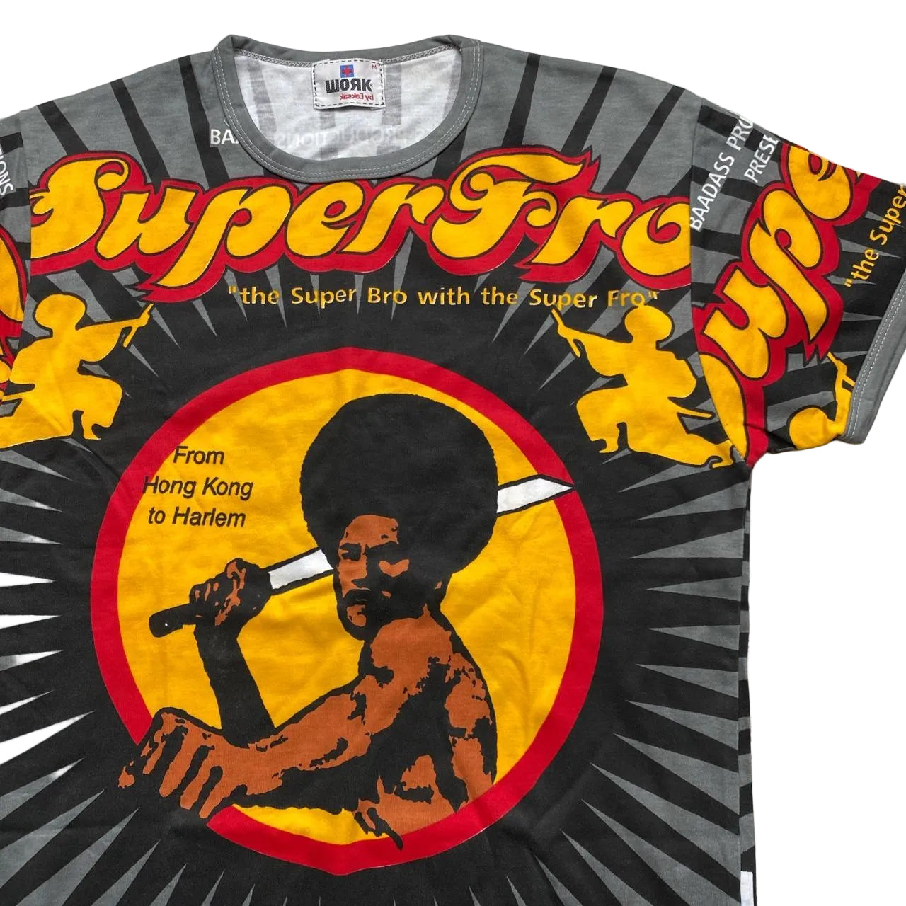 Superfro Work by EAKSAK Vintage Kung Fu T Shirt (XS)