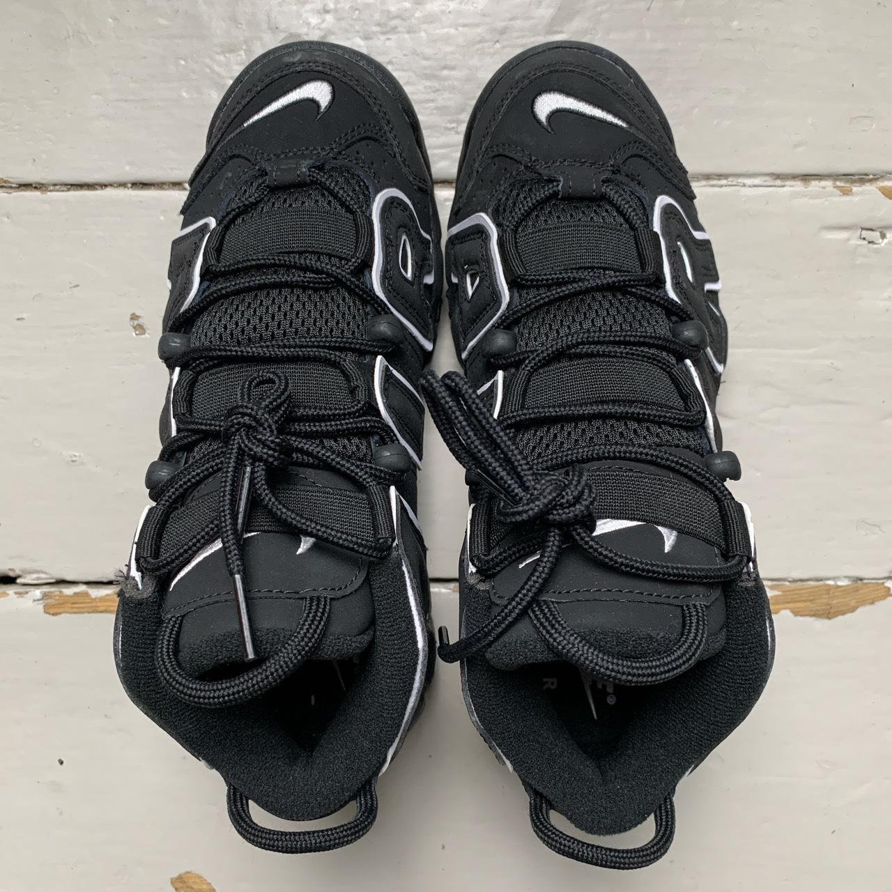 Nike Uptempo More Air Black and White
