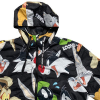 Looney Tunes All Over Print Windbreaker Jacket (L)