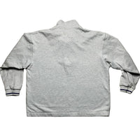 Nike Vintage 90’s Quarter Zip Grey Navy and Yellow Jumper (XL)