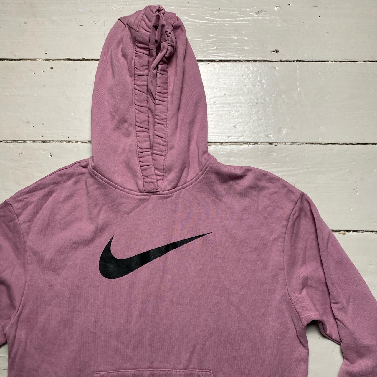 Nike Big Swoosh Hoodie Pink Womens