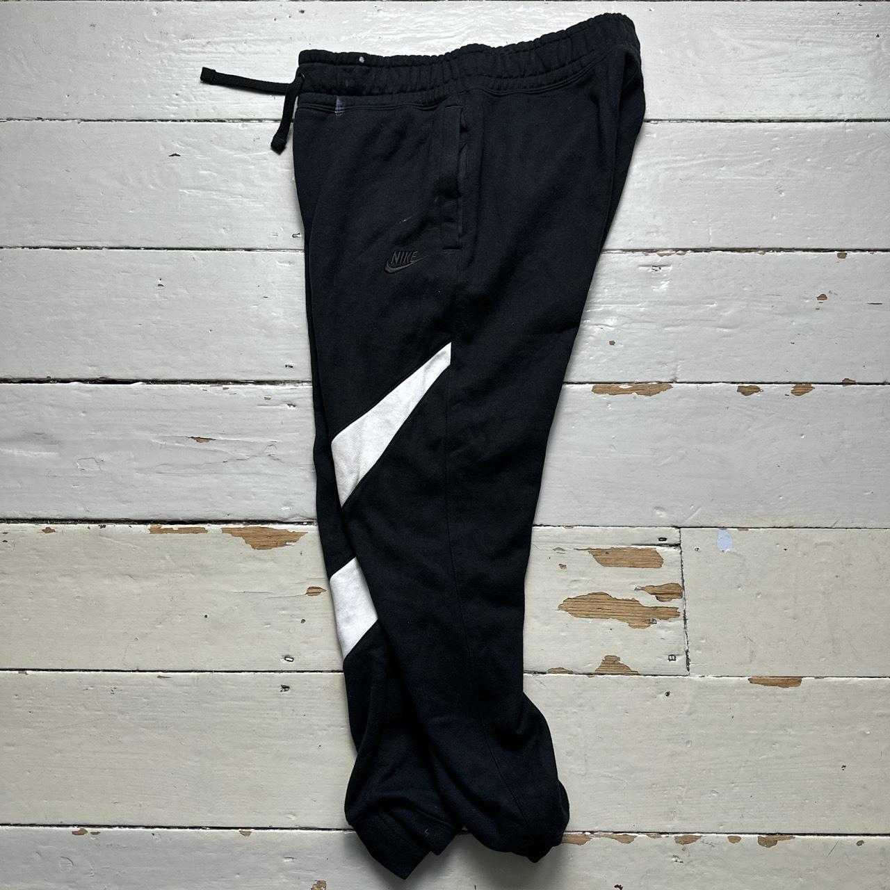 Nike Big Swoosh Black and White Joggers