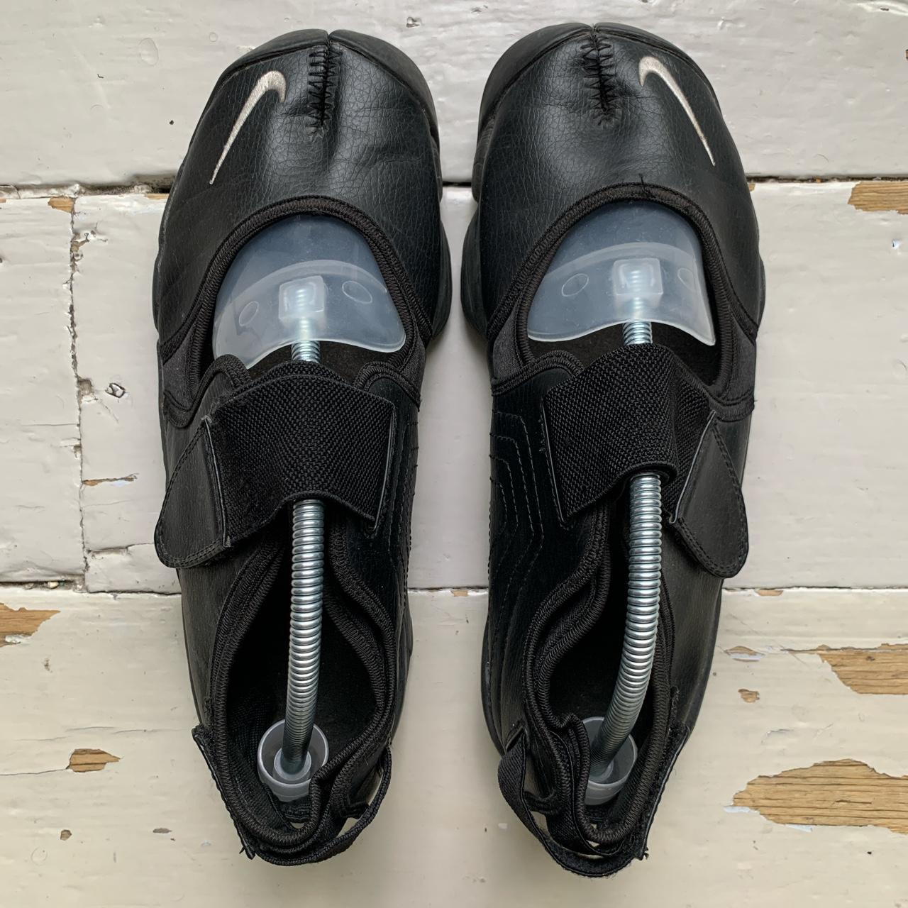 Nike Air Rift Vintage 2009 Leather Black and White Tabi Toe