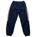 Adidas Navy and White Shell Track Pant Bottoms (L)