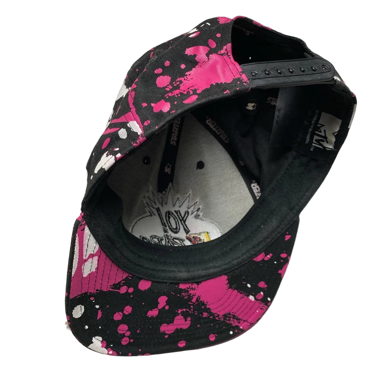 Yo MTV Raps Starter Black Pink and White Snapback Cap