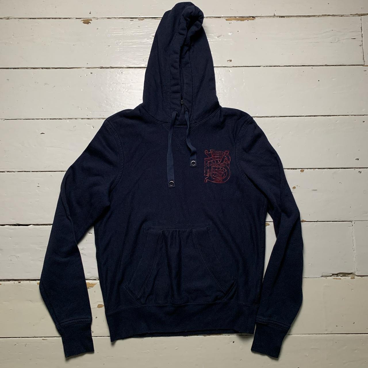 Burberry Brit Navy and Red Hoodie