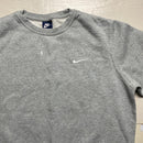 Nike Swoosh Grey and White Jumper