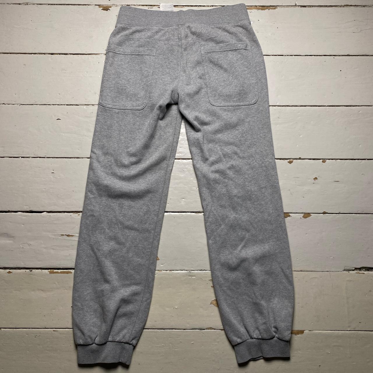 Nike Swoosh Vintage Womens Baggy Grey and White Joggers