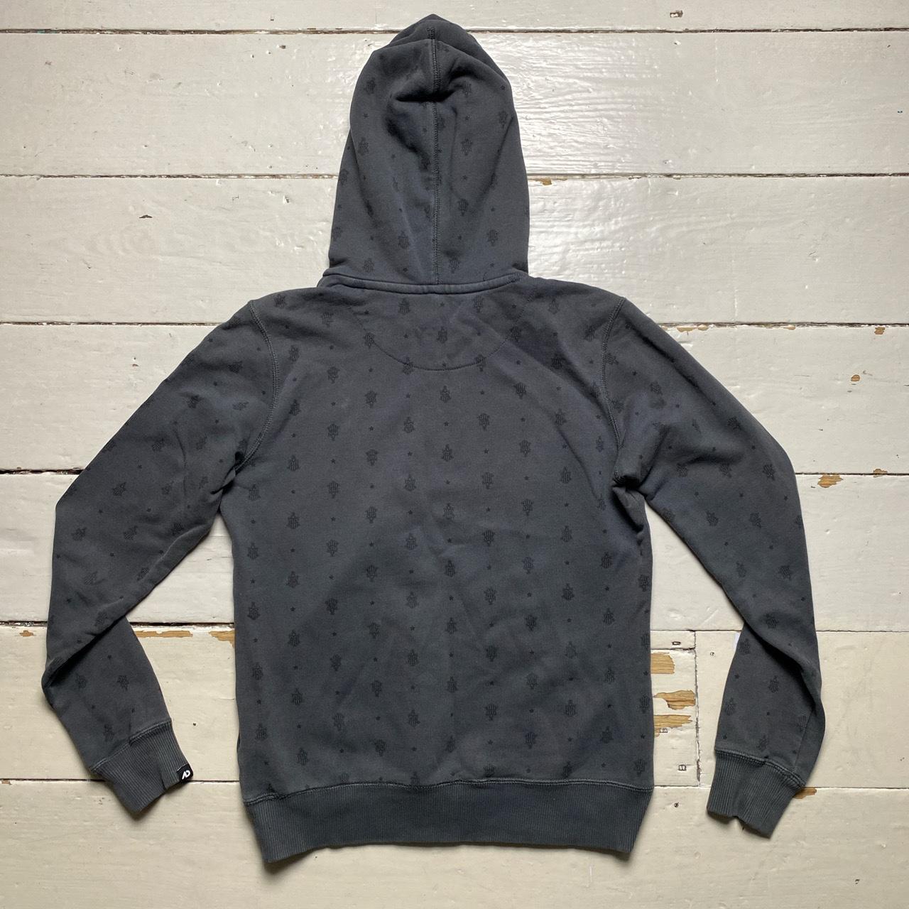 Nike Athletic Department Vintage Hoodie Grey with repeat print