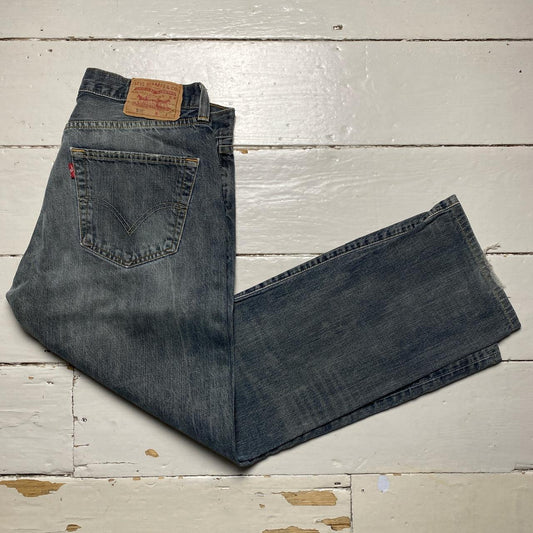 Levis 501 Grey Stonewashed Jeans