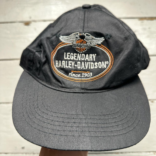 Harley Davidson Vintage Black Cap