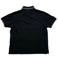 Stone Island Black and White Short Sleeve Polo Shirt (S)