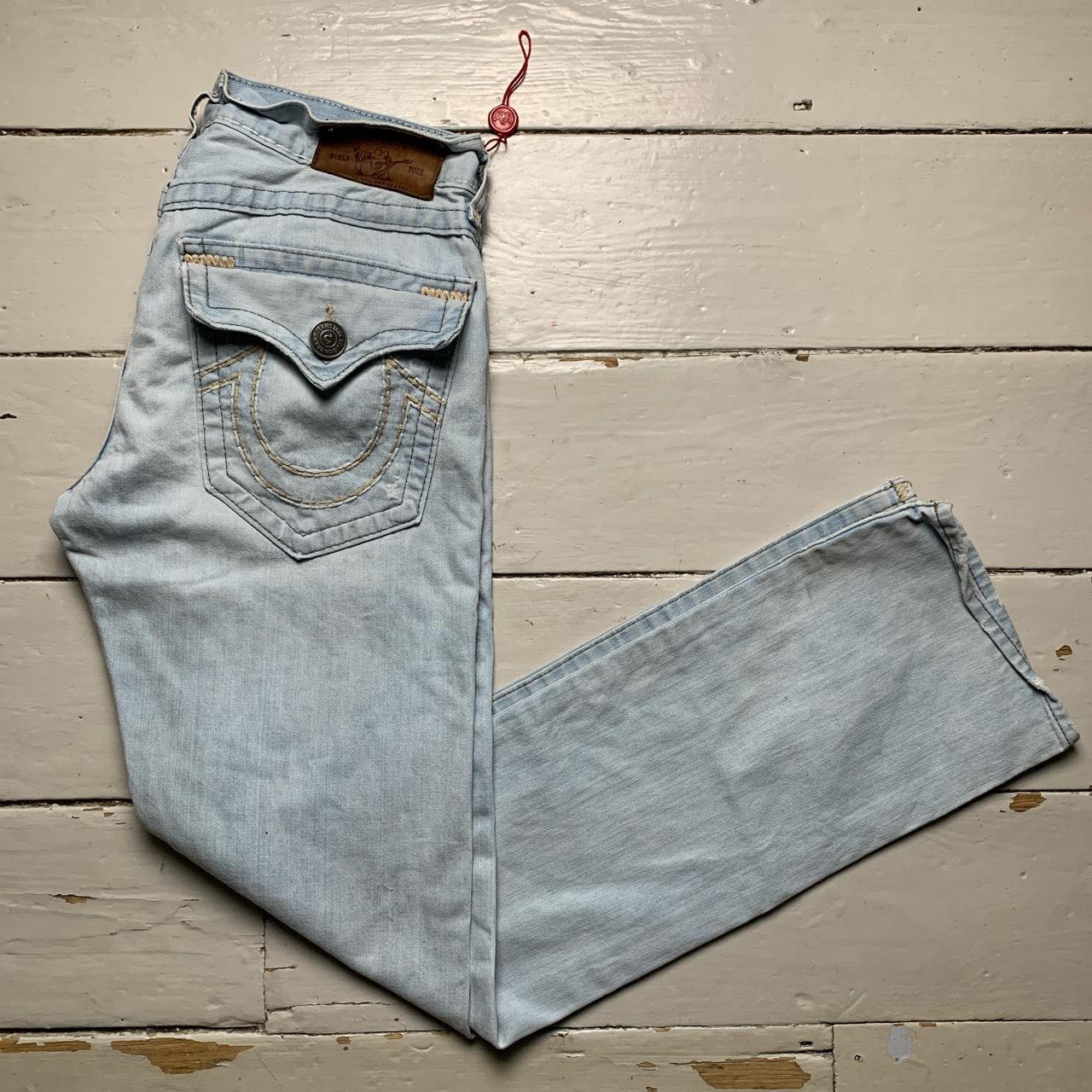 True Religion Ricky Super T Light Blue Jeans