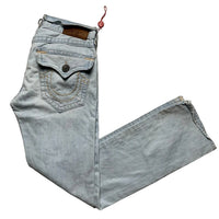 True Religion Ricky Super T Light Blue Jeans (30W)