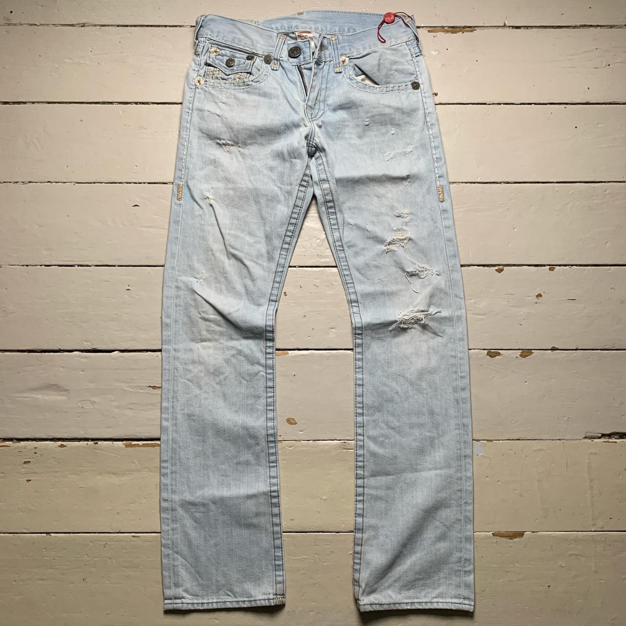 True Religion Ricky Super T Light Blue Jeans