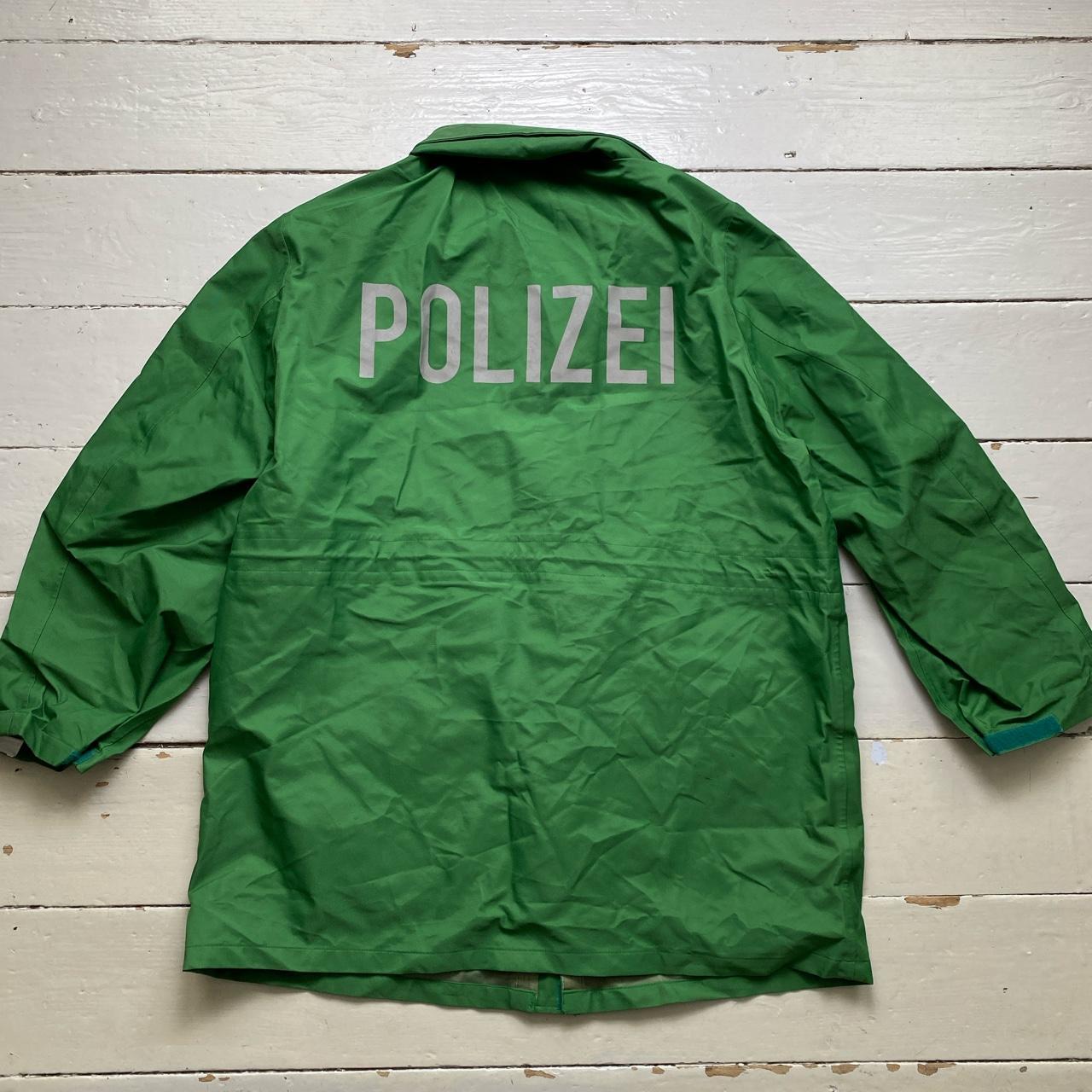 Polizei German Police Gore Tex Green Windbreaker Jacket