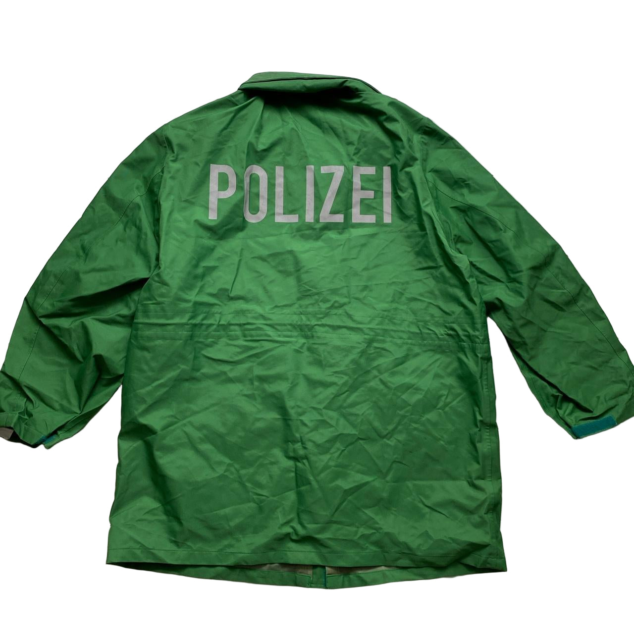 Polizei German Police Gore Tex Green Windbreaker Jacket (L)