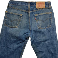 Levis Navy Vintage 501 Baggy Jeans (30W)