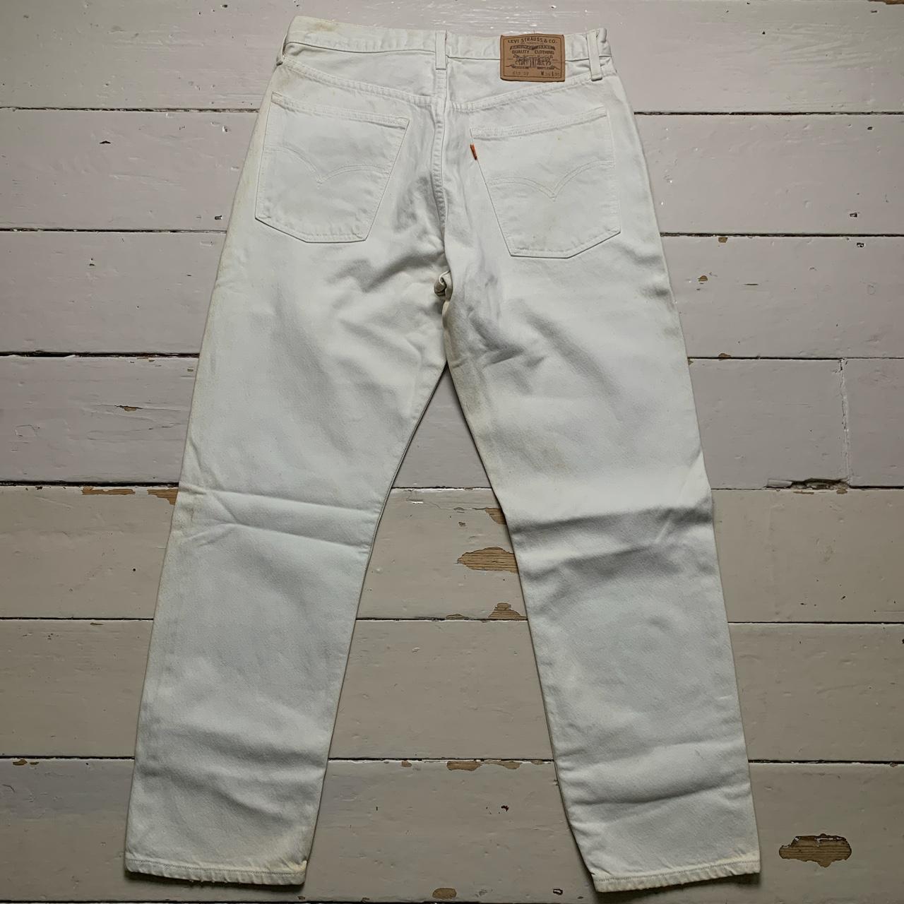 Levis 618 02 Vintage White Jeans