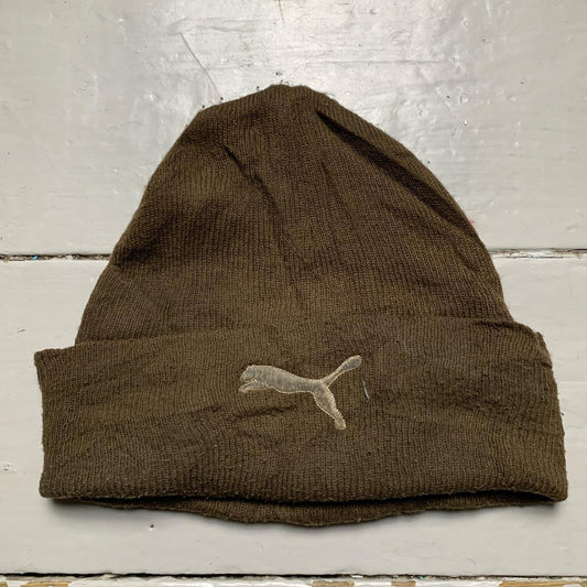 Puma Vintage Brown Beanie Hat