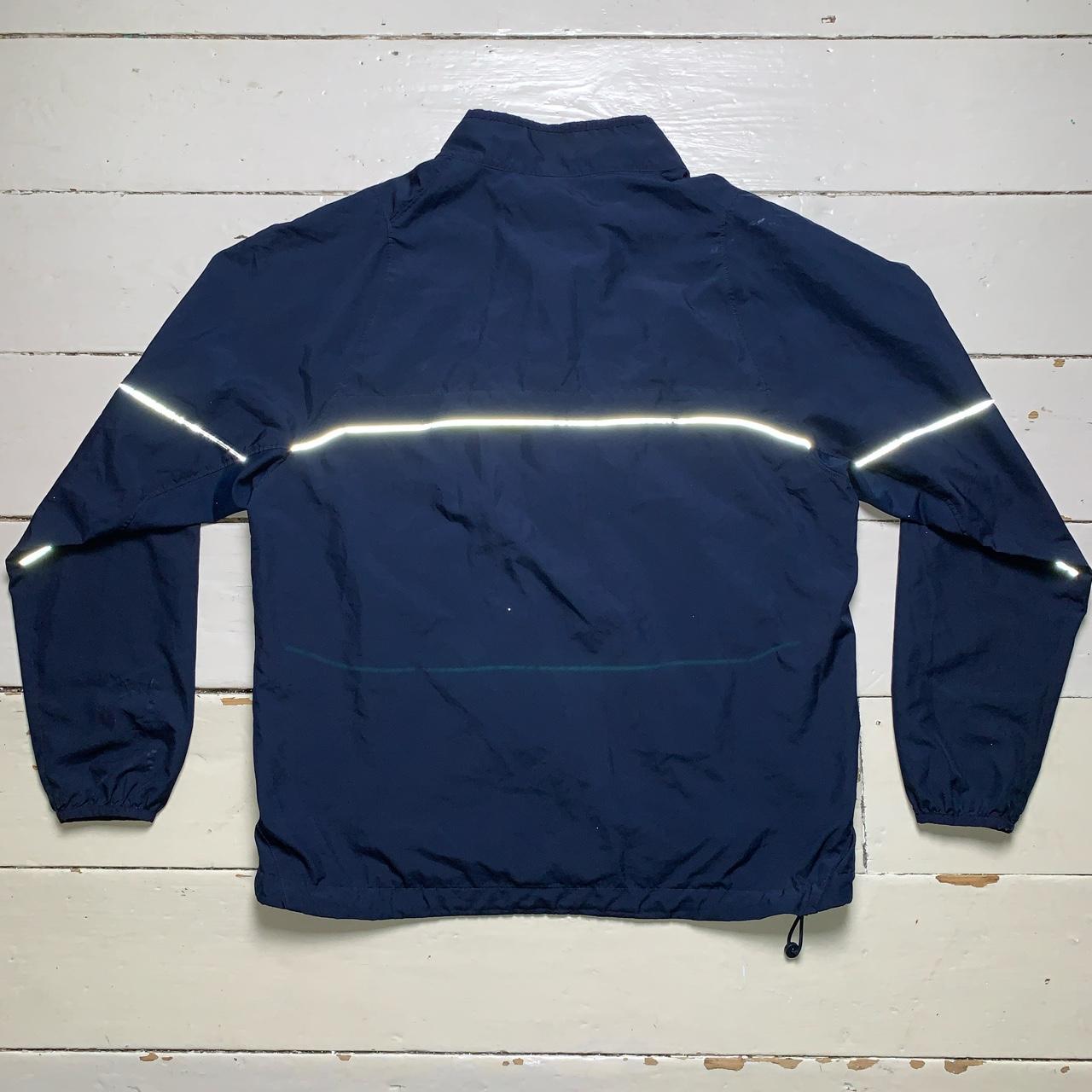 Nike Swoosh Vintage Shell Jacket Navy and White