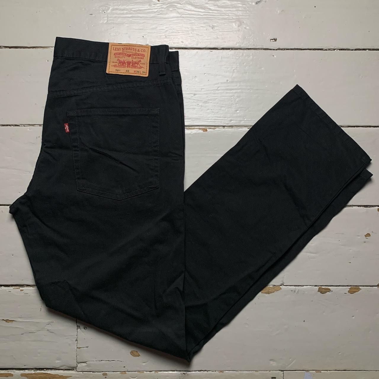 Levis 581 66 Black Baggy Trouser Jeans