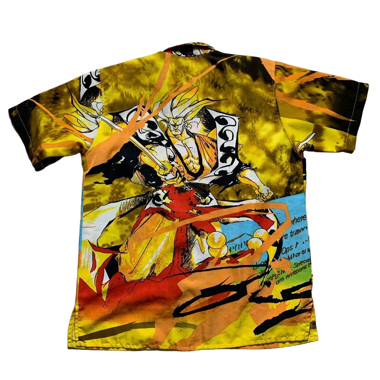 Dragon Ball Z Anime type Silk Y2K Shirt (M)