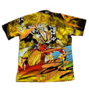 Dragon Ball Z Anime type Silk Y2K Shirt (M)