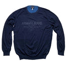 Armani Jeans Navy and Blue Jumper (2XL)