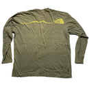 The North Face Vintage Green Long Sleeve T Shirt (XL)