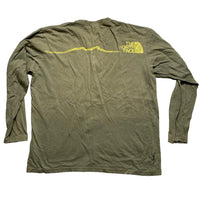 The North Face Vintage Green Long Sleeve T Shirt (XL)