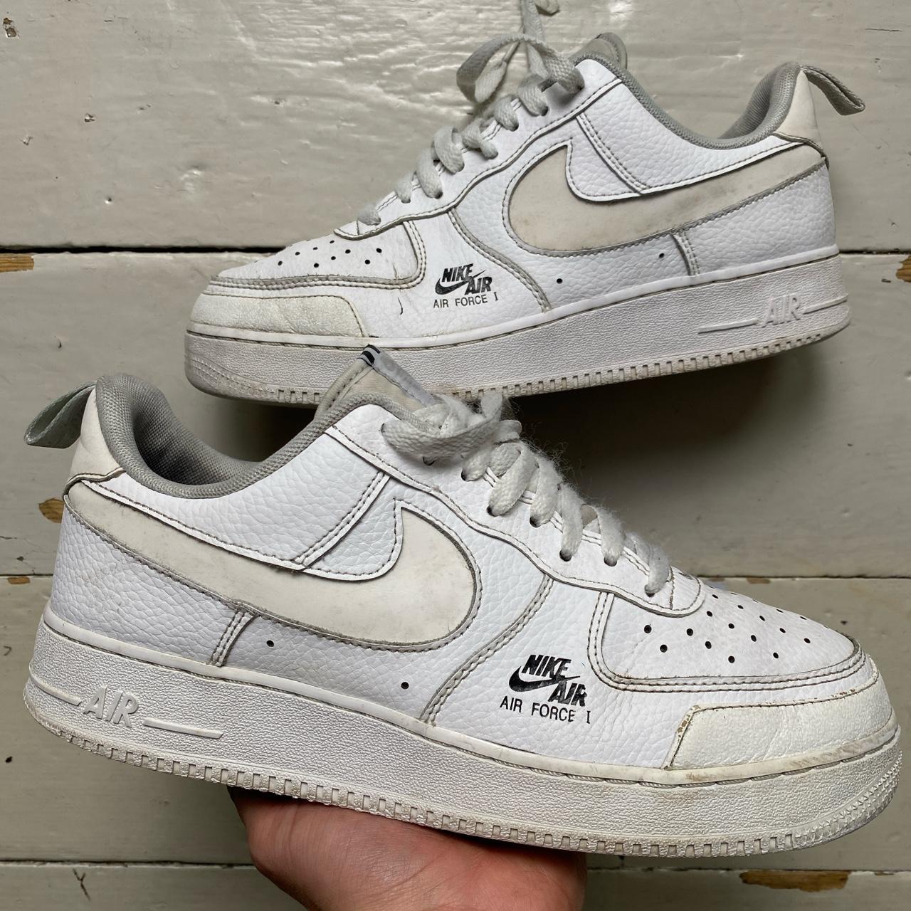 Nike Air Force 1 White Reflective Swoosh